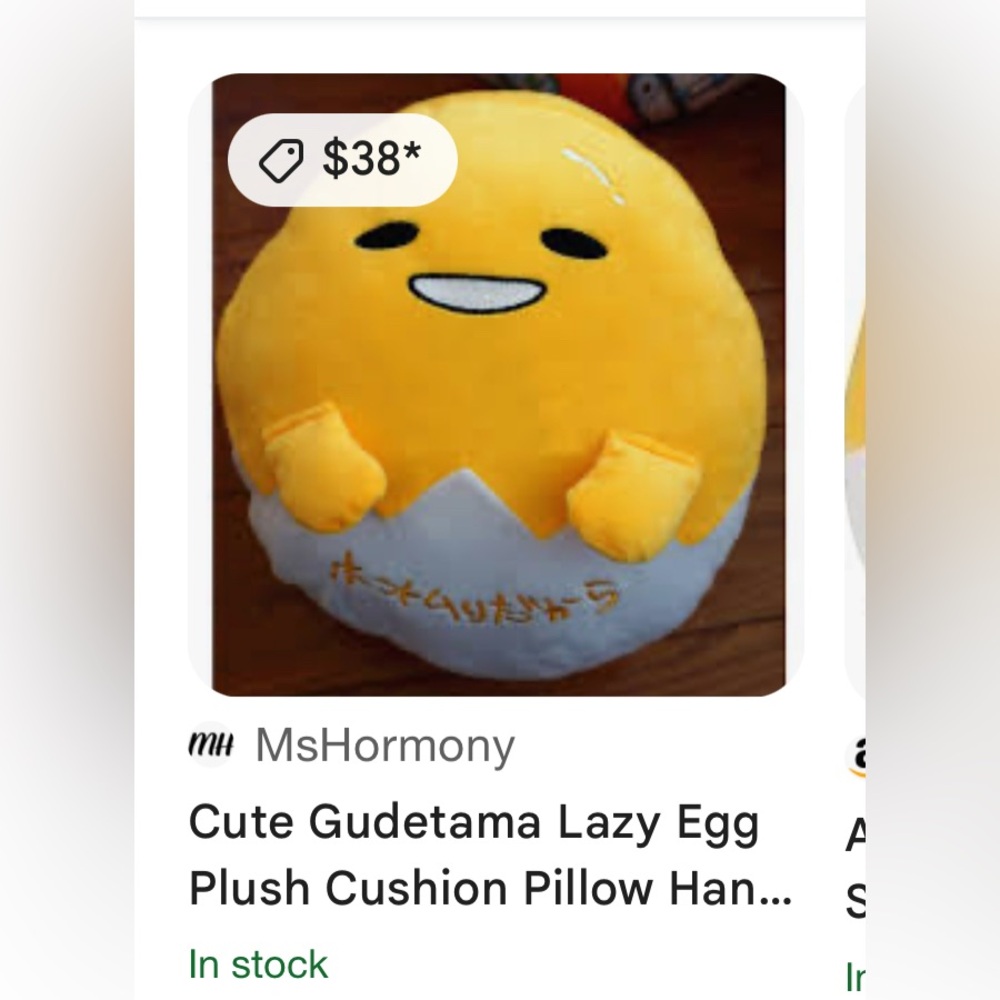 CUTE GUDETAMA LAZY EGG PLUSH CUSHION PILLOW HAND WARMER BLANKET